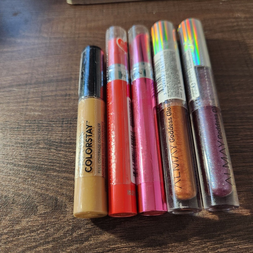 Revlon Almay Makeup Lot ColorStay Concealer Ultra HD Gel Lipcolor Goddess Gloss